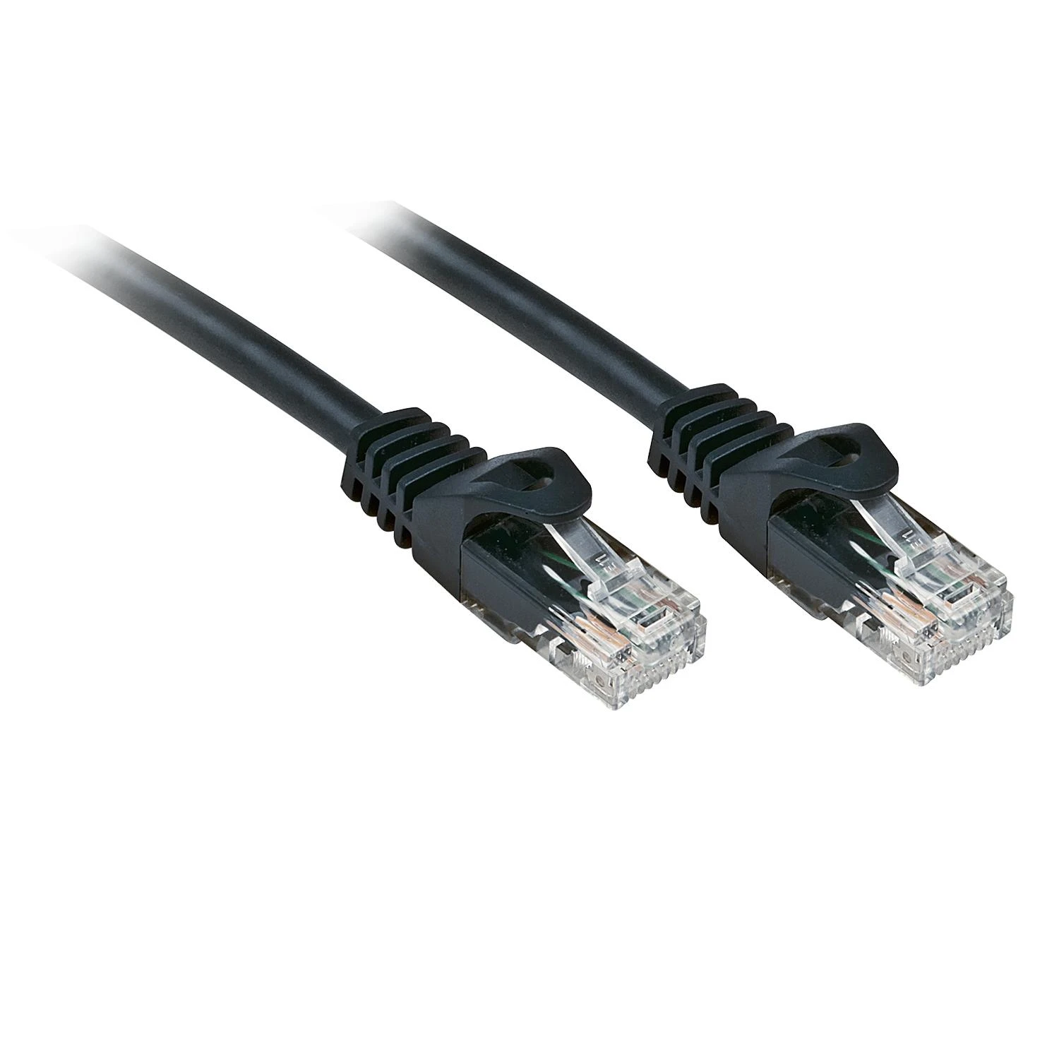 Tinklo Kabelis - LINDY Cat.6 U/UTP Tinklo Kabelis, RJ45, M/M, 250MHz, CCA, 1 m, Juodas