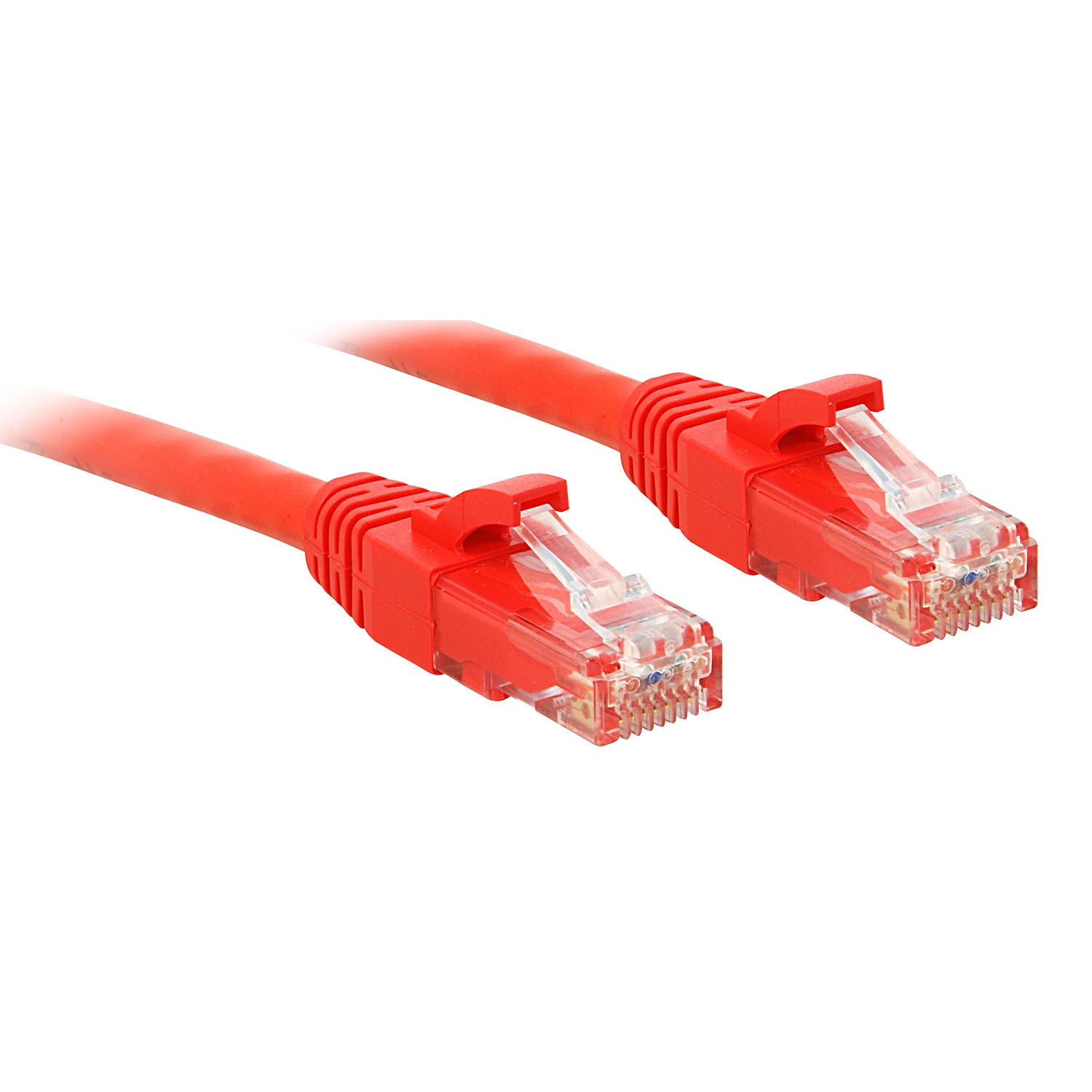 Tinklo Kabelis - LINDY Cat.6 U/UTP Tinklo Kabelis, RJ45, M/M, 250MHz, 2 m, Raudonas