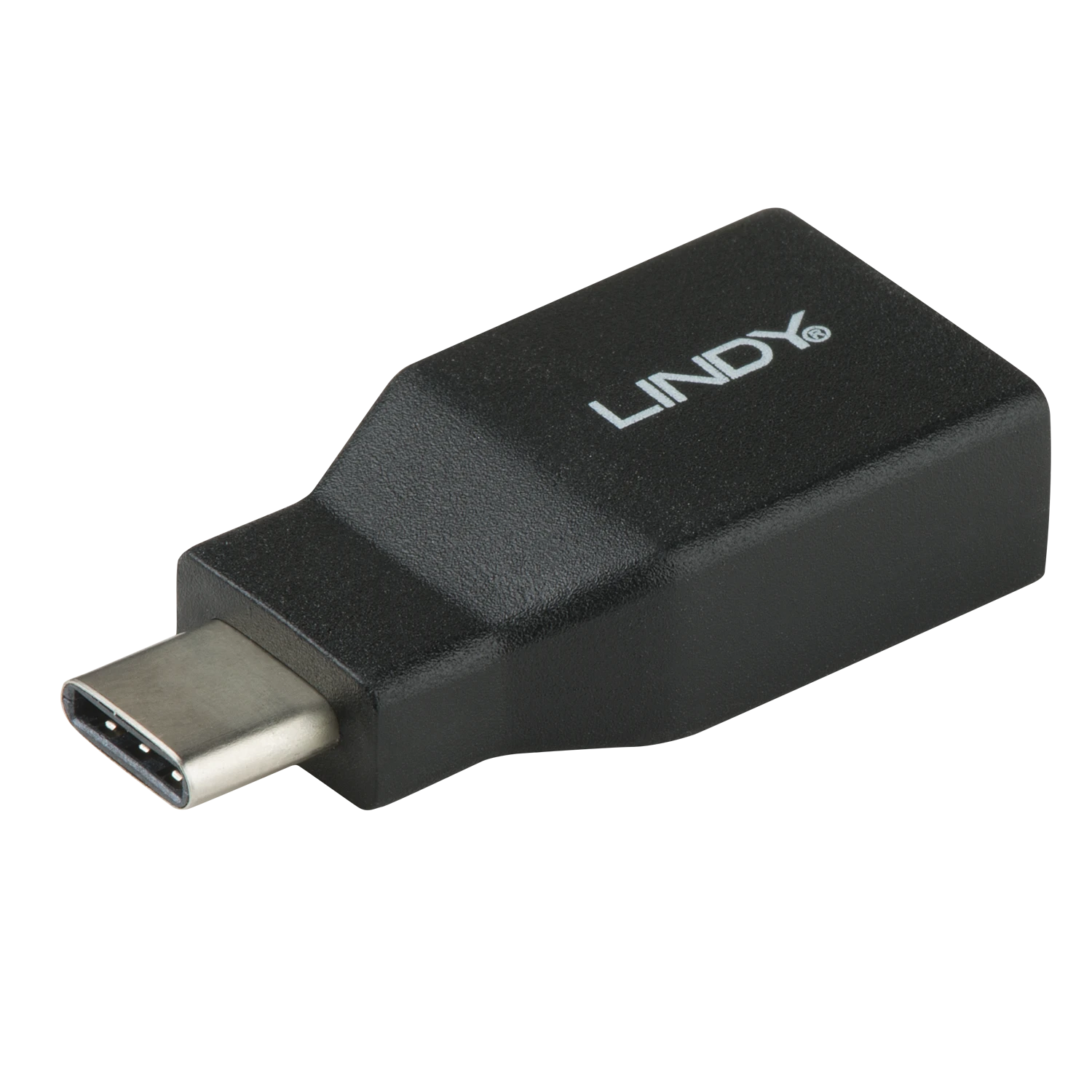LINDY USB-C adapteris, juodas korpusas