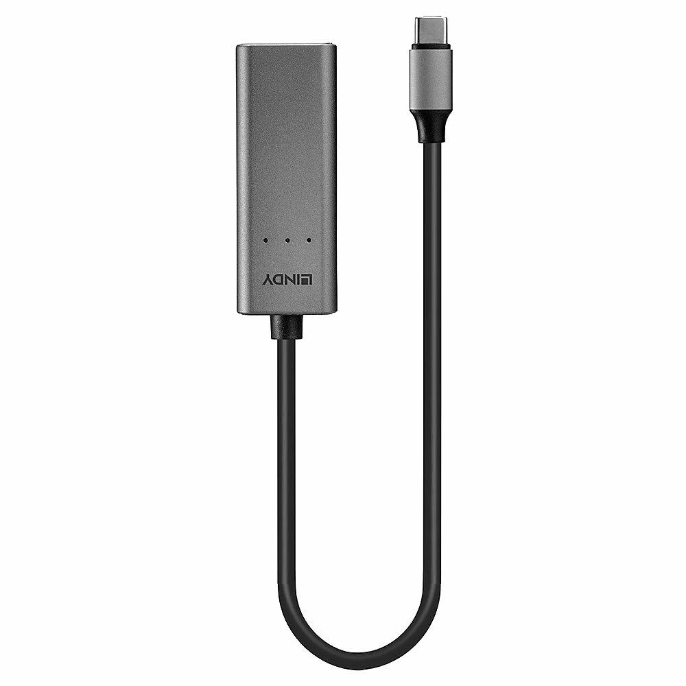 LINDY USB-C į 2.5G tinklo adapteris, sidabrinis