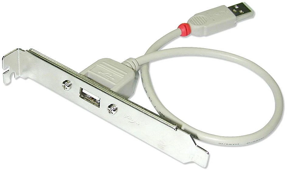 USB Jungties Laikiklis - Lindy USB 2.0 Dviguba A Tipo 480 Mbps