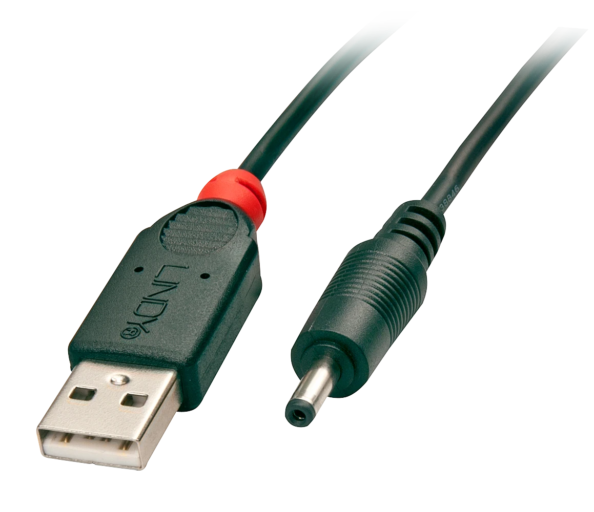 LINDY USB į 3.5mm DC laido jungtys