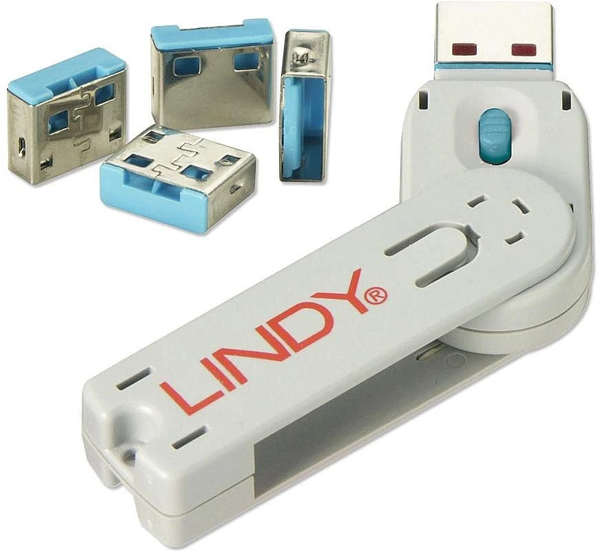 LINDY USB blokatoriai su raktu