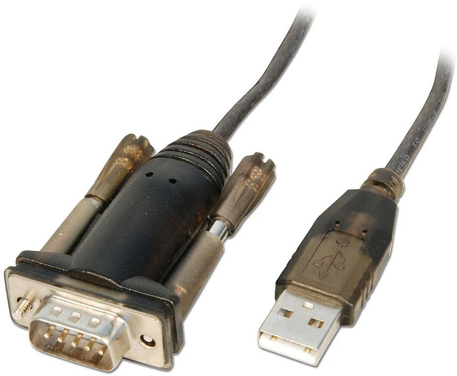 Adapteris - LINDY USB į Serijinį Konverterį Lite Adapteris, Juodas