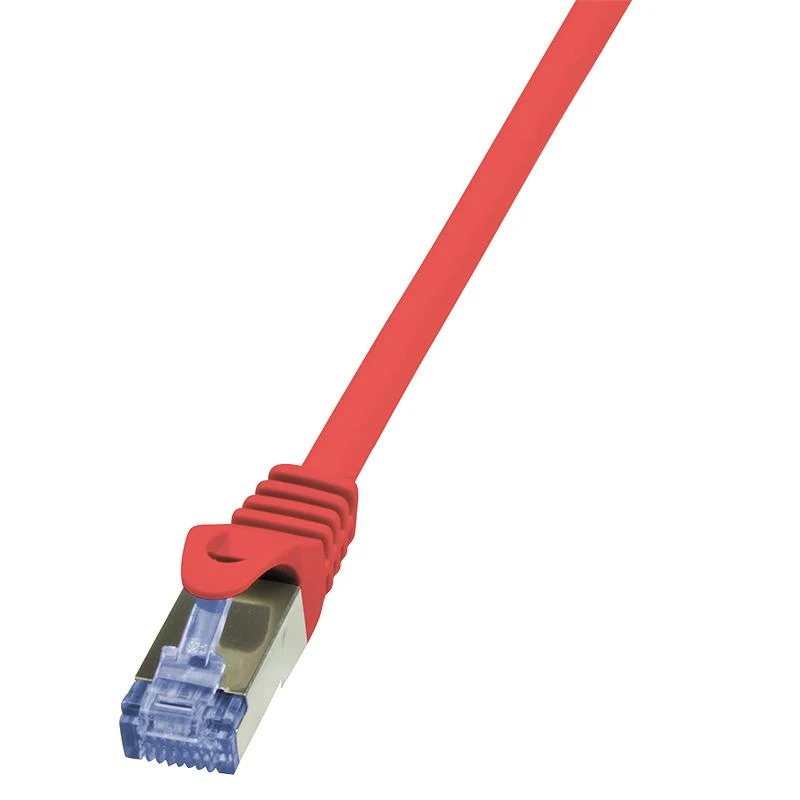 LOGILINK CQ3014S LOGILINK - Komutacinis kabelis Cat.6A 10G S/FTP PIMF PrimeLine raudonas 0,25m