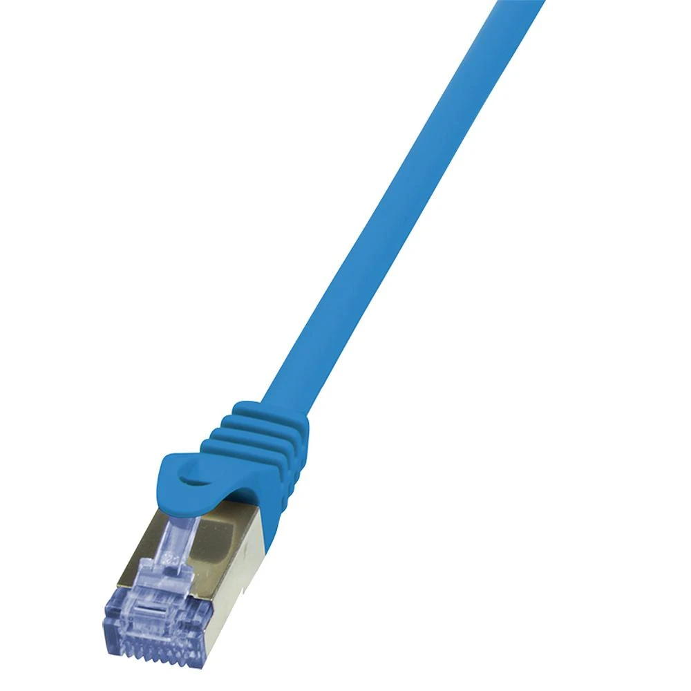 LOGILINK CQ3026S LOGILINK - Komutacinis kabelis Cat.6A 10G S/FTP PIMF PrimeLine mėlynas 0,50m