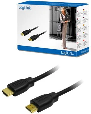 LOGILINK CH0036 LOGILINK - HDMI laidas - HDMI 1.4, auksinė versija, ilgis 1,5 m