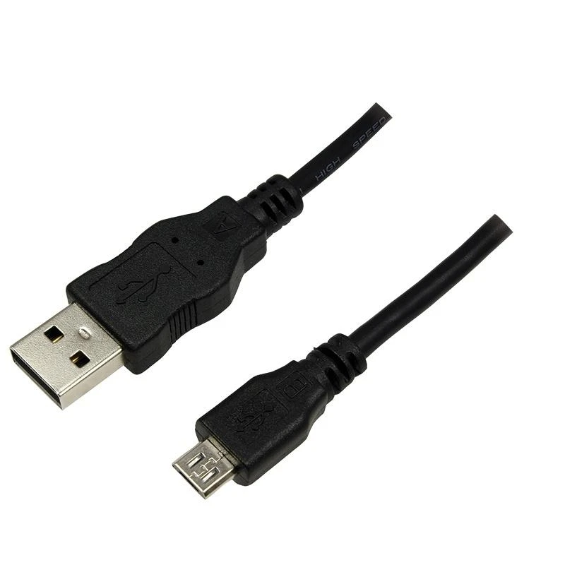 Logilink USB micro-B 180, 1.8m Micro-USB B, USB A, 1.8 m, Juodas