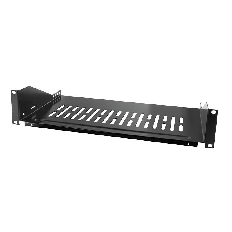 LogiLink 2U lentyna, priekinis laikiklis, tvirtinimo varžtui d = 400 mm, juoda (SF2C45B)