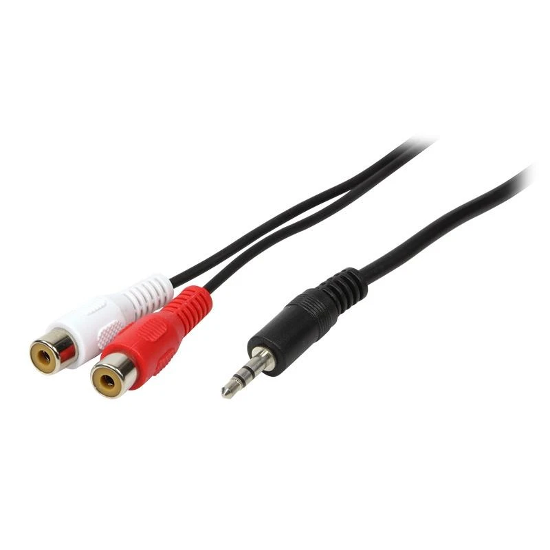 Audio laidas 3.5mm į 2xRCA 5 metrų