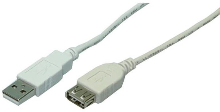 LOGILINK CU0010 LOGILINK - ilgintuvas USB2.0 A/B 1,8m