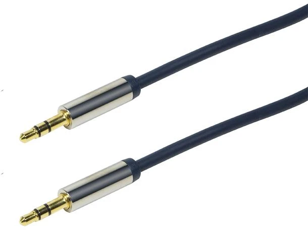 LOGILINK CA10050 LOGILINK - Garso kabelis 3.5 Stereo M/M, tiesus, 0.50 m, mėlynas