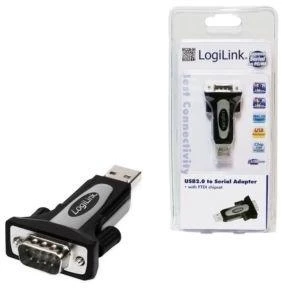 LogiLink USB-RS232 adapteris su 9 kontaktų jungtimi
