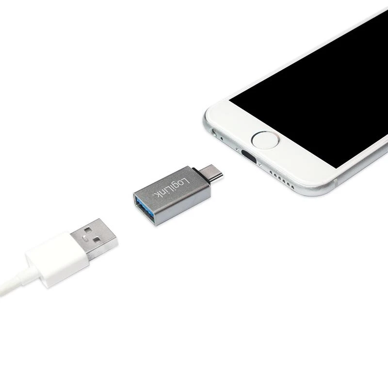 LogiLink USB-C adapteris su įrenginiu