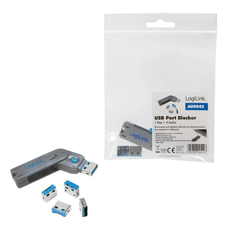 LogiLink AU0043 blokada portu USB