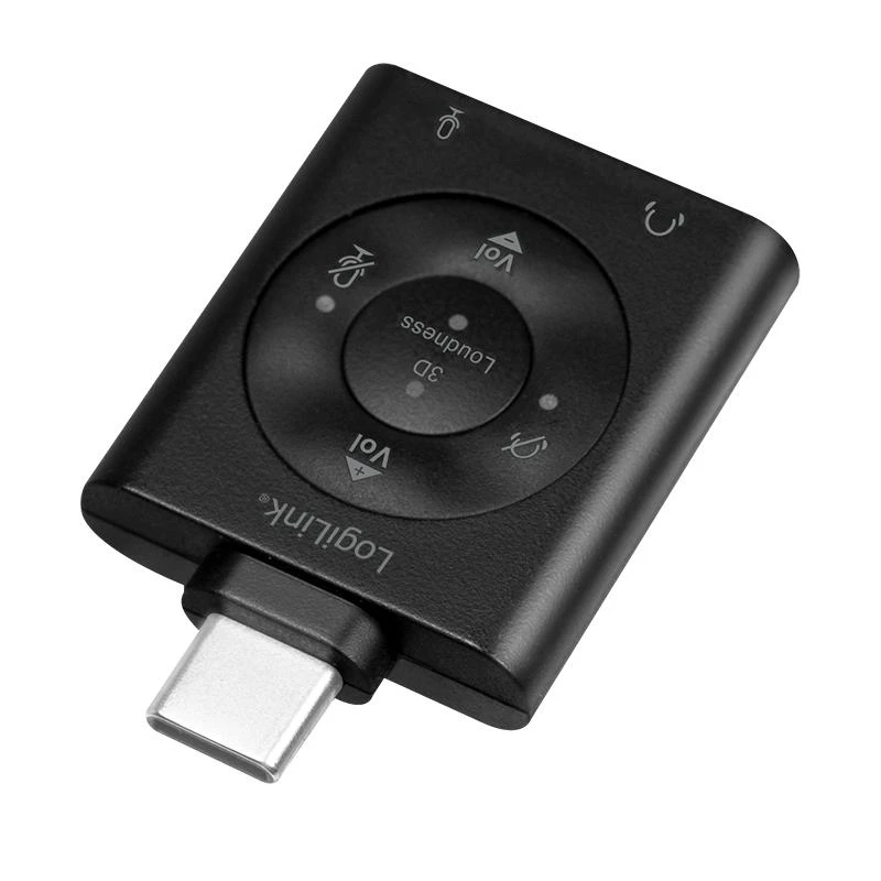 LogiLink USB-C / M iki 2x jack 3,5 mm 7.1 garso adapteris