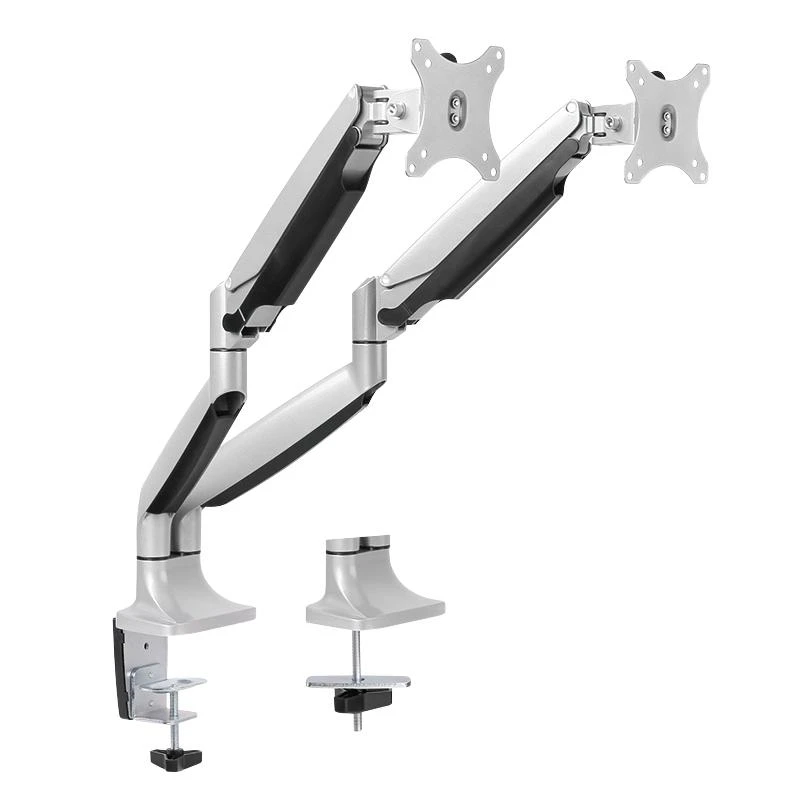 Laikiklis Logilink BP0043 Dual Monitorius Desk mount, 13"-32",gas spring, aluminum | Logilink