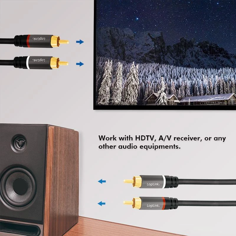 LogiLink RCA 1.0m