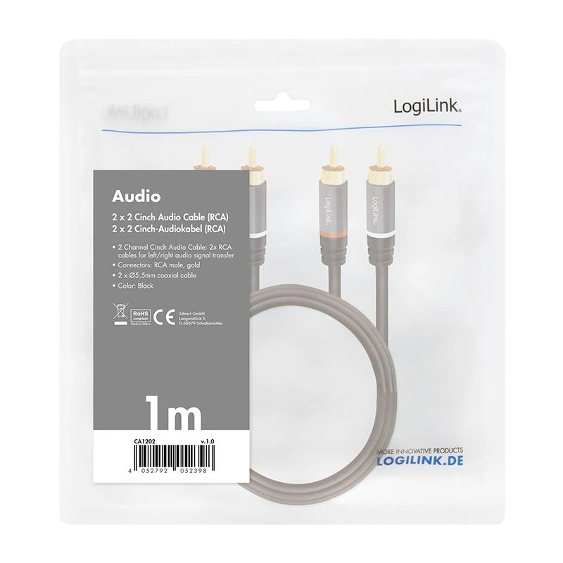 LogiLink RCA 1.0m