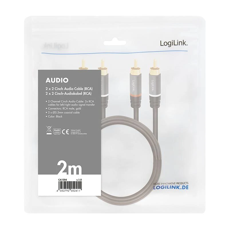 LogiLink RCA 2.0m