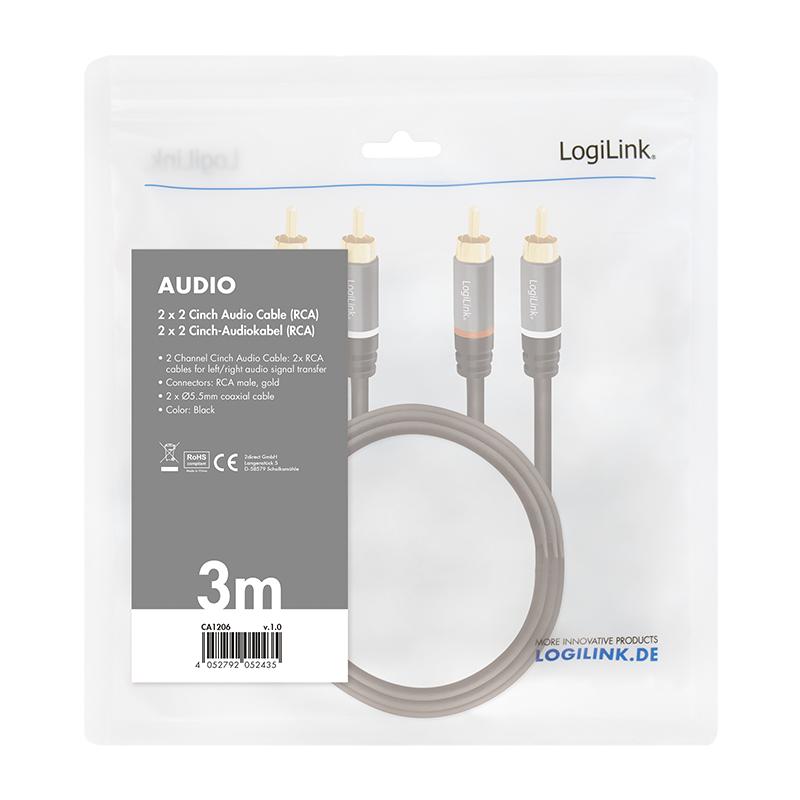 LogiLink RCA 3.0m