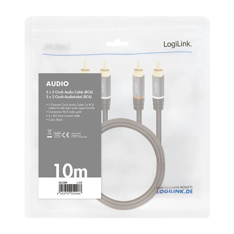 LogiLink RCA 10.0m