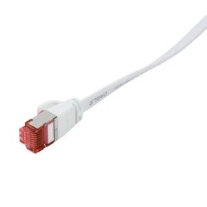 „LogiLink CF2111S Slim Line Cat. 6 pataisų kabelis RJ45 kištukas iki RJ45 kištukas CAT 6 U/FTP 20,00 m baltas