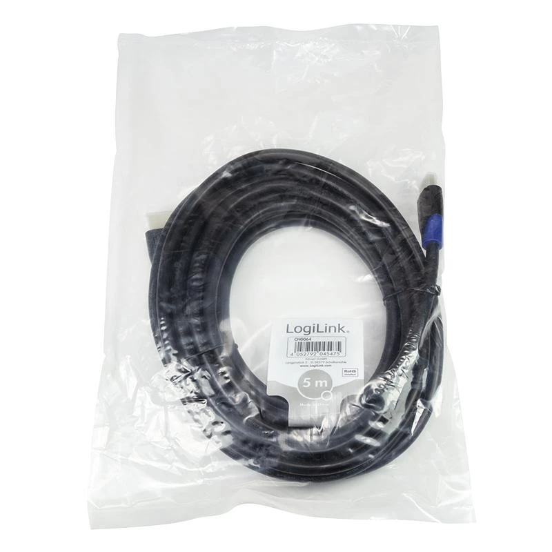 LOGILINK CH0064 LOGILINK – didelės spartos 4K HDMI laidas su eternetu, 4K2K/60Hz, 5 m