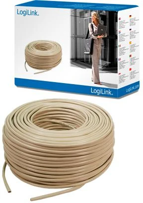 LOGILINK CPV0014 LOGILINK - CAT 5e Patchcable U/UTP 100 metrų, CCA