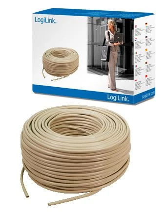„LogiLink“ diegimo kabelis U / UTP, Cat6, 100 m (CPV0035)