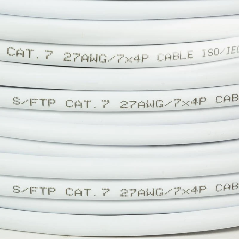 LOGILINK CPV0041 LOGILINK - Masinis Komutacinis kabelis S/FTP Cat.7 Cu PrimeLine, LSOH baltas, 100m