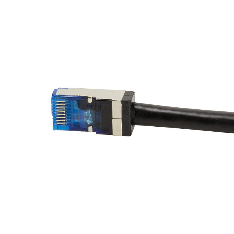 LOGILINK CQ7123S LOGILINK - Lauko patch kabelis CAT.6A S/FTP PVC+PE, juodas, 30m