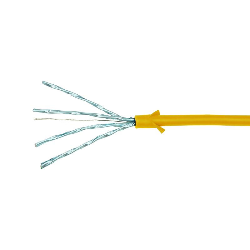 LogiLink LogiLink Patchkabel CAT6A STP TPE SlimLine gelb 1,0m