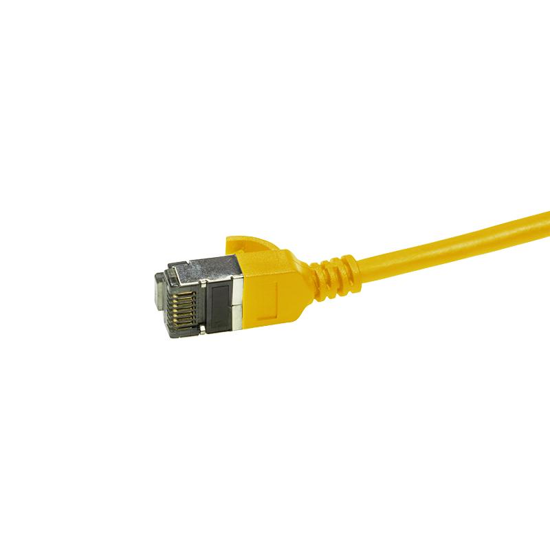 LogiLink LogiLink Patchkabel CAT6A STP TPE SlimLine gelb 1,0m