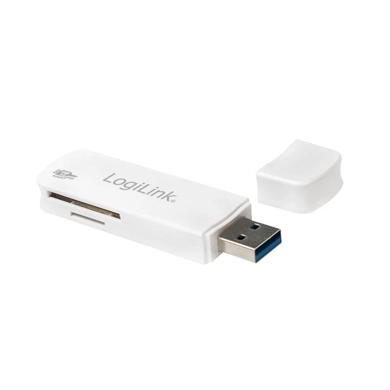 LogiLink kortelių skaitytuvas baltas USB 3.0