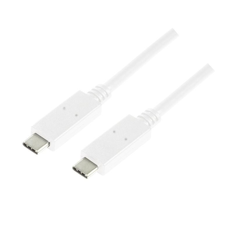 LOGILINK CU0131 LOGILINK - USB-C 3.1 Gen2 jungties laidas, 1m, baltas