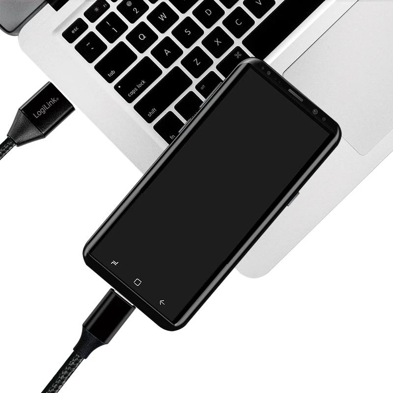 LOGILINK CU0140 LOGILINK - USB 2.0 kabelis USB-A kištukas iki USB-C kištukas, 1 m
