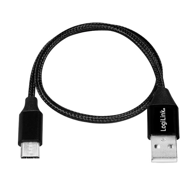 LOGILINK CU0143 USB-A 2.0 laidas su mikro USB kištuku 0,3 m