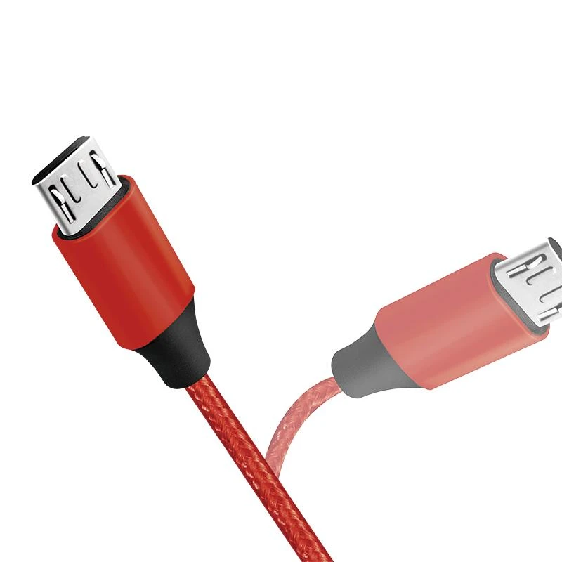 LOGILINK CU0151 – USB-A 2.0 laidas su mikro-USB kištuku, raudonas 0,3 m