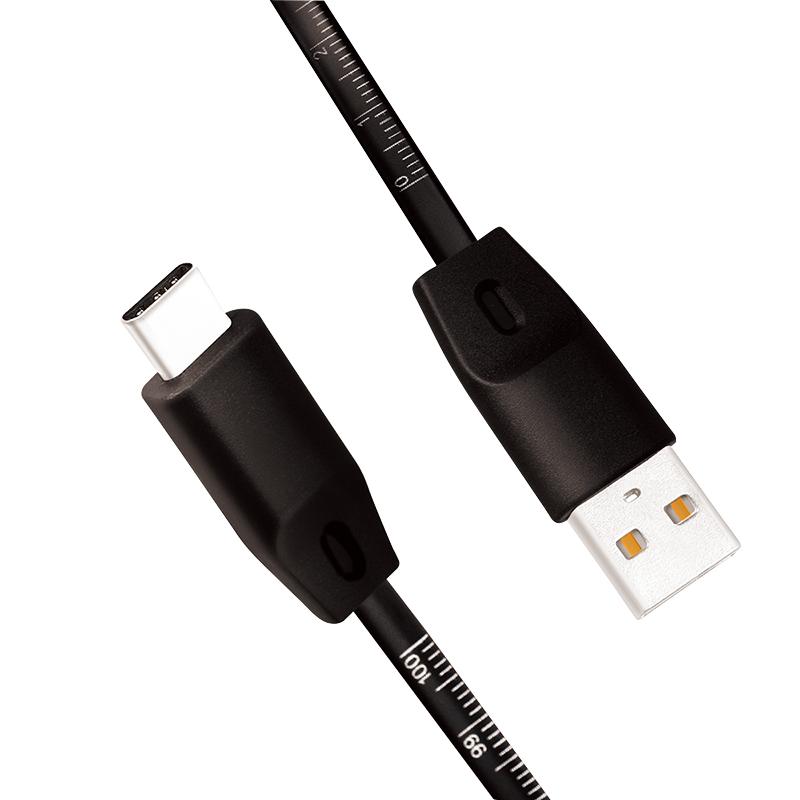 LOGILINK CU0157 LOGILINK - USB-A 2.0 kabelis USB-A kištukas iki USB-C kištukas, juodas, 1m