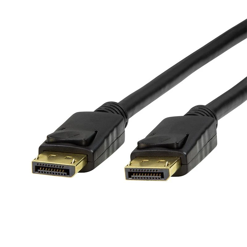 DisplayPort 1.4 laido jungtys iš arti