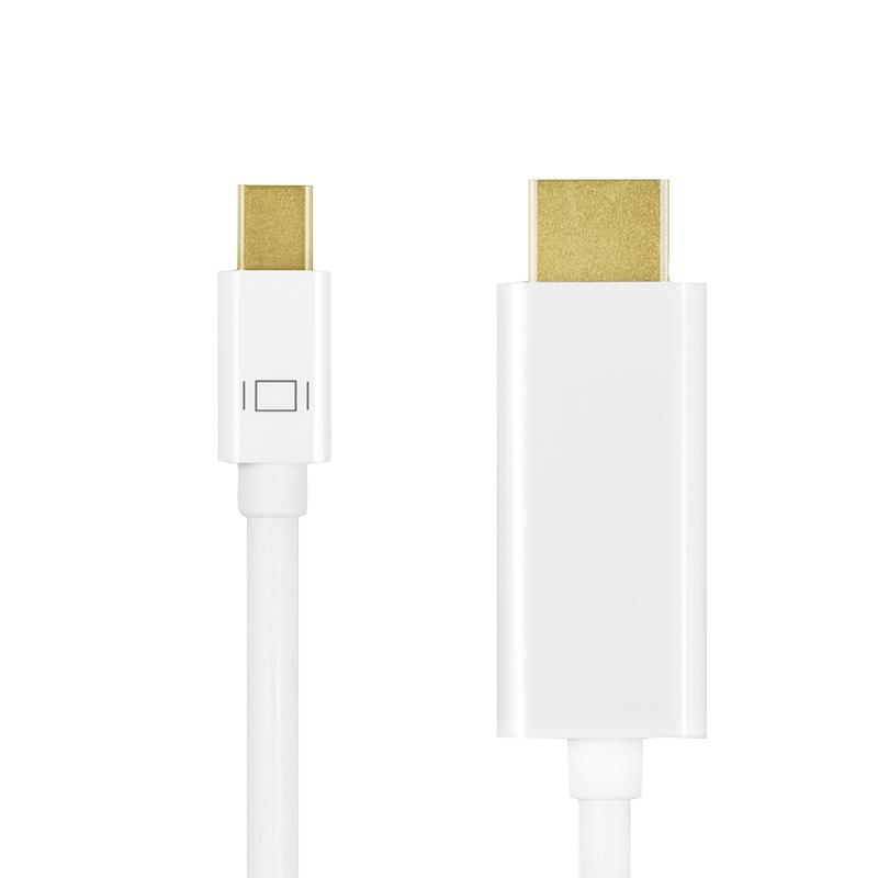 LOGILINK CV0124 LOGILINK - Mini DisplayPort prie HDMI, 4K, baltas, 3m