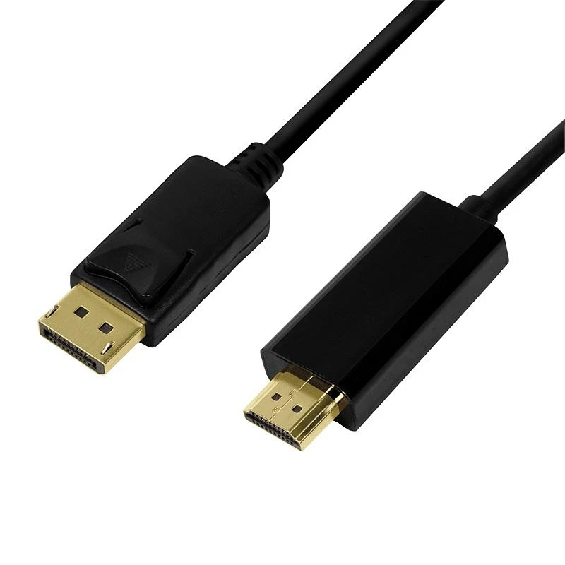 LOGILINK CV0129 LOGILINK - DisplayPort laidas, DP 1.2 iki HDMI 1.4, juodas, 5m