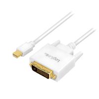 LOGILINK CV0137 LOGILINK - Mini DisplayPort prie DVI, baltas, 1,8 m
