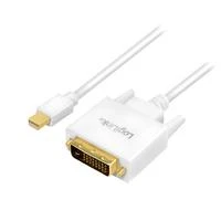 Baltas Mini DisplayPort - DVI kabelis 3m