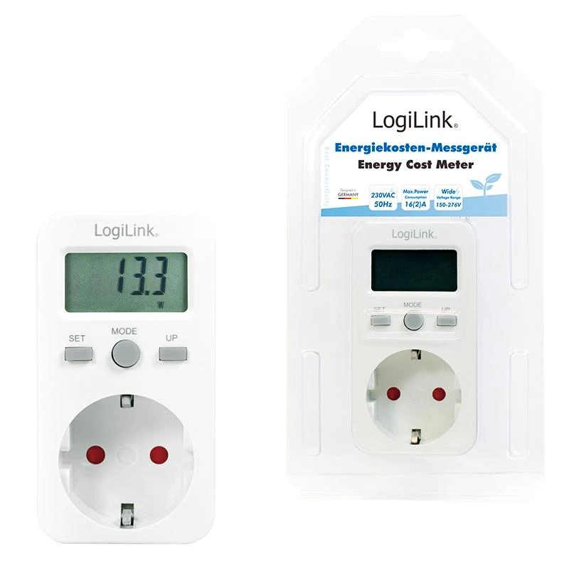 LogiLink energijos sąnaudų skaitiklis