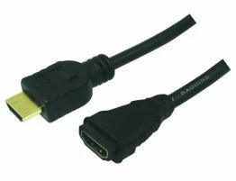 HDMI ilginamasis kabelis 2m su paauksuota jungtimi