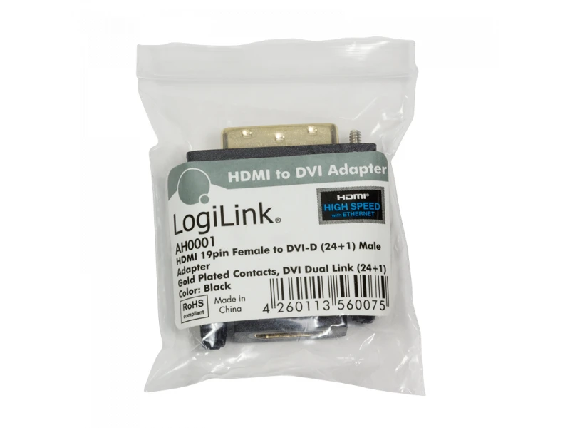 LOGILINK AH0001 LOGILINK - HDMI-DVI adapter