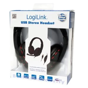 LogiLink HS0033 ausinės originalioje pakuotėje