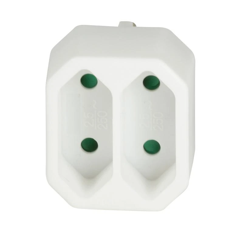 LogiLink Steckdosenadapter 2x Eurostecker m. Kindersicherung